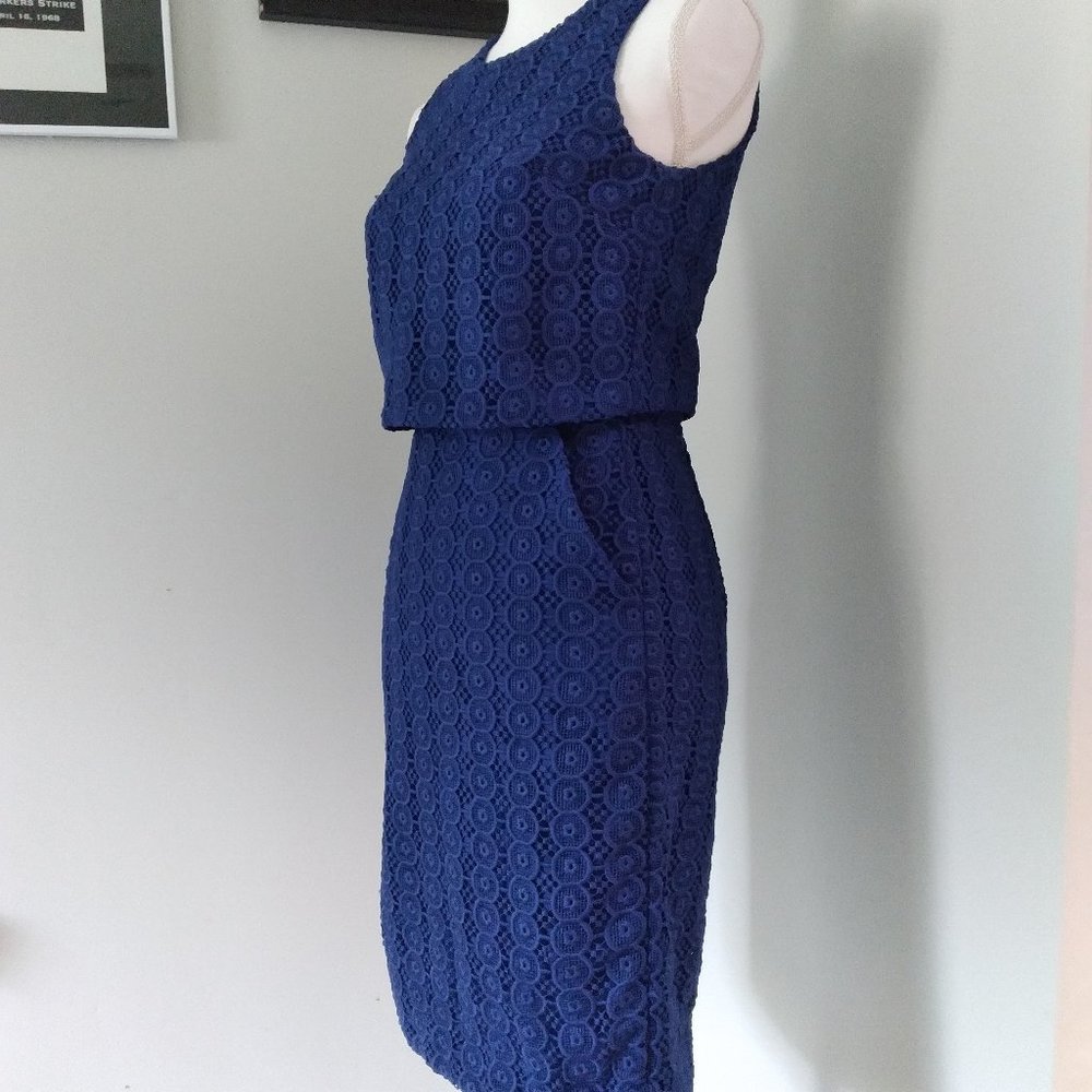 J.Crew Lace Sheath Dress With Pockets NWOT - Picture 4 of 7